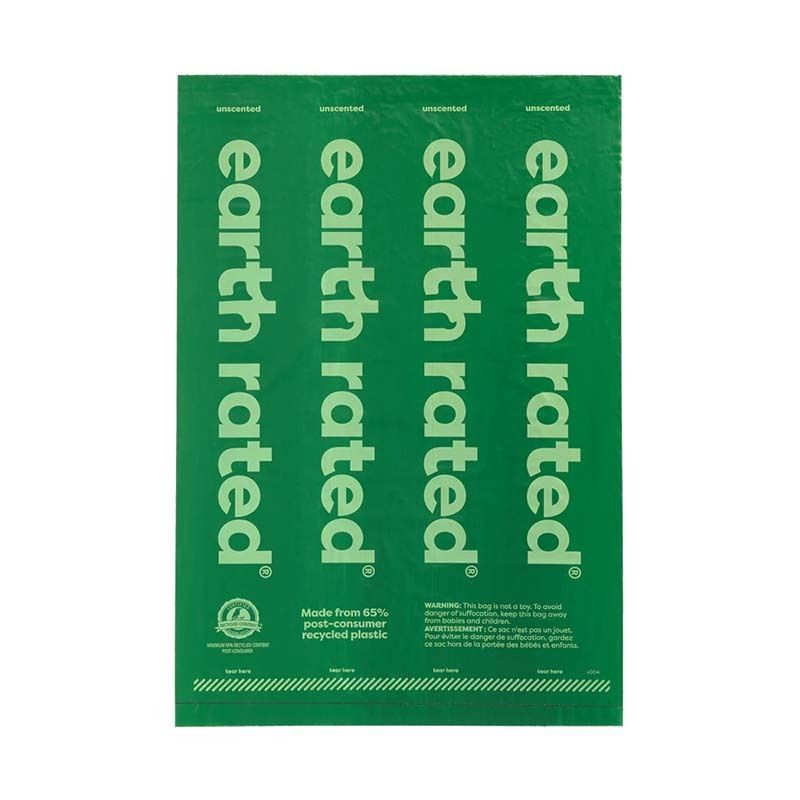 Earth Rated - 60個可降解撿便袋   (4卷補充裝) - 無香味  (91603414)