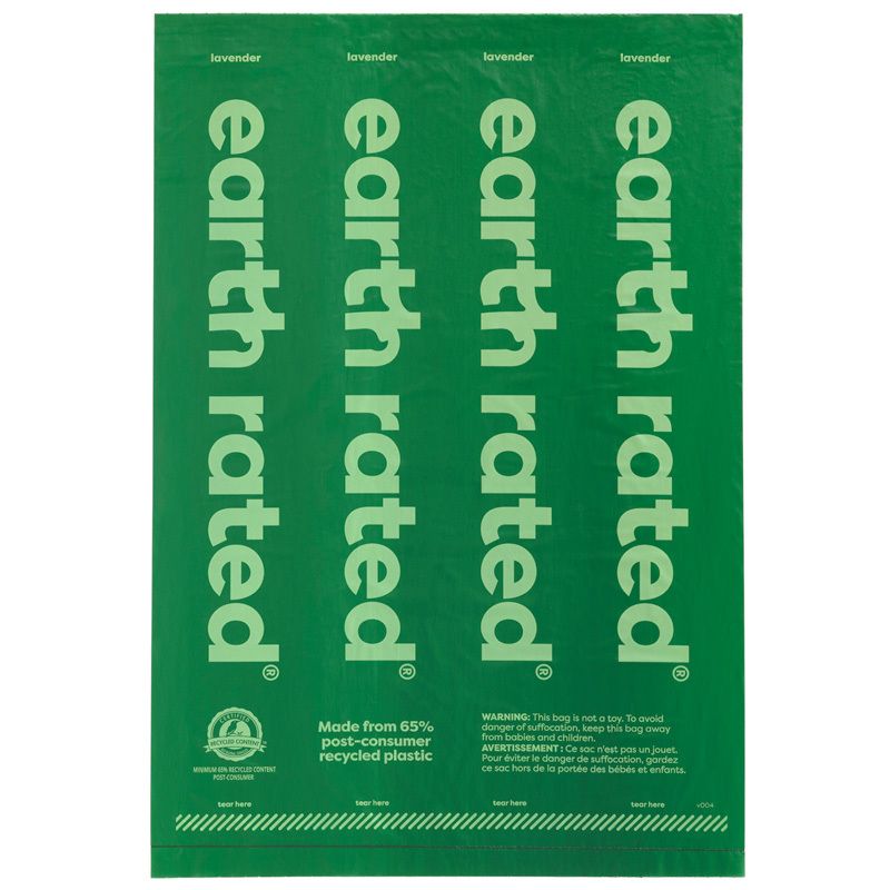 Earth Rated - 120個可降解撿便袋   (8卷補充裝) - 薰衣草味  (91603415)