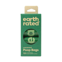 Earth Rated - 120個可降解撿便袋   (8卷補充裝) - 無香味  (91603416)