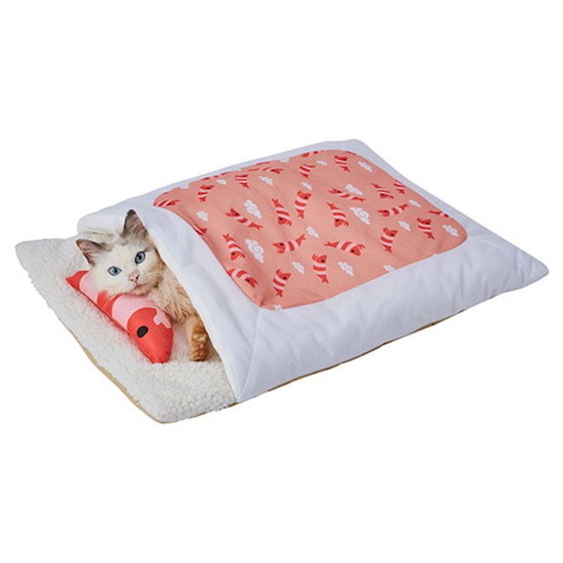 Petio - 貓狗用蓬鬆可手洗可枕睡袋床 附龍蝦枕頭  (W27265)  (91603522)