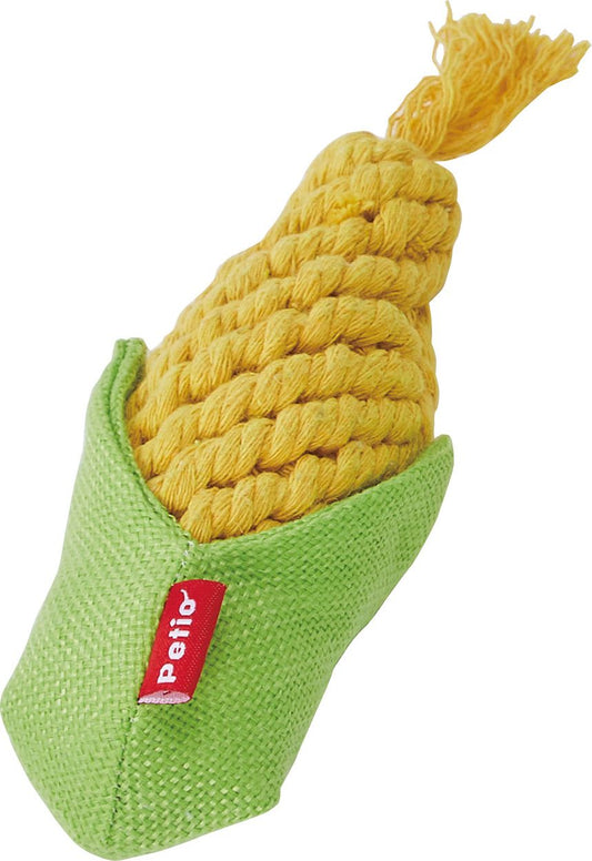 Petio - 磨牙潔齒 手工編織玉米狗玩具 (S)  (91603602)