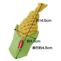Petio - 磨牙潔齒 手工編織玉米狗玩具 (S)  (91603602)