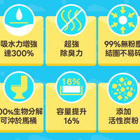 ODOUT - 臭味滾 1.5mm極細抗臭豆腐貓砂 (2.8KG) (91603847)