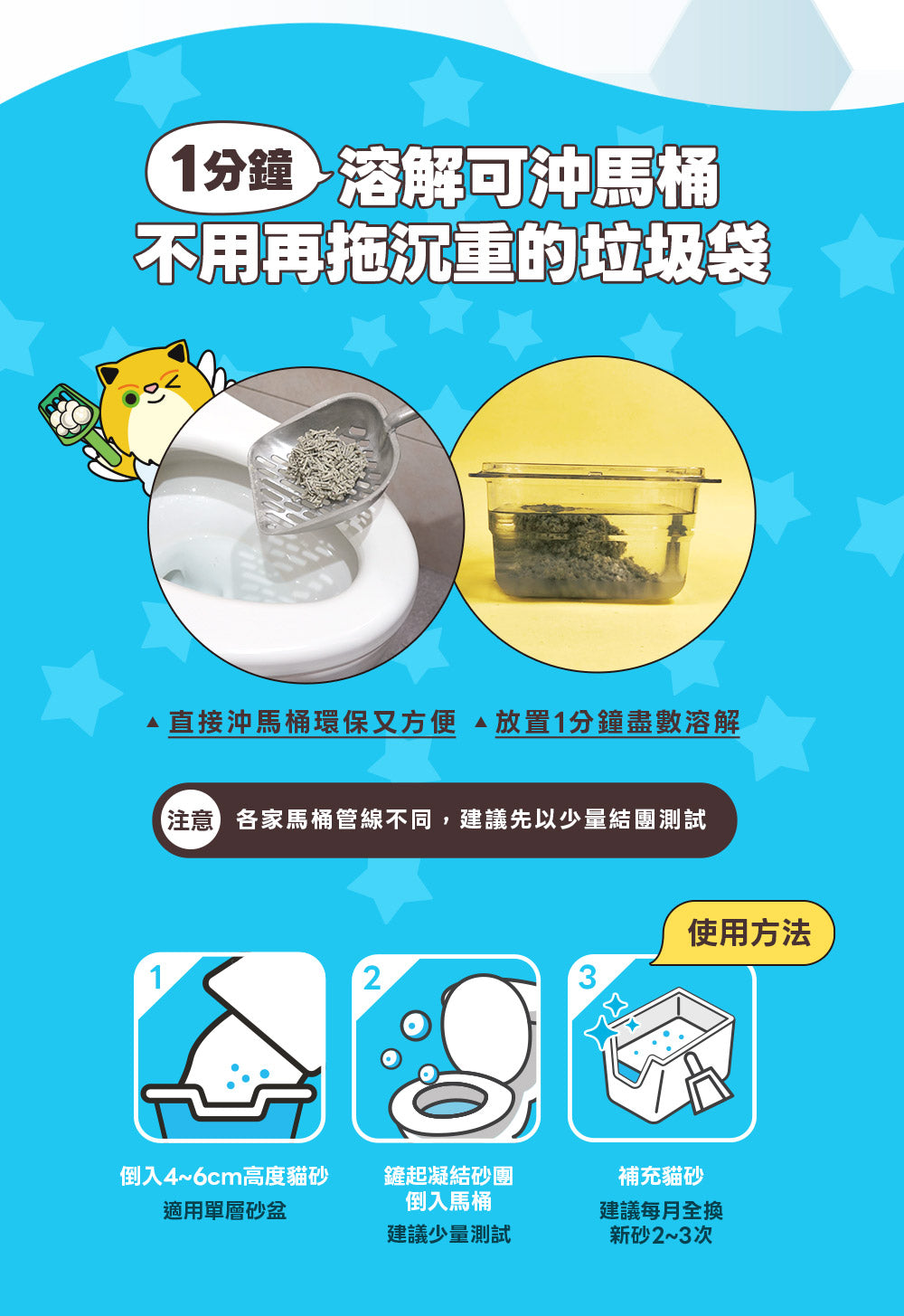 ODOUT - 臭味滾 1.5mm極細抗臭豆腐貓砂 (2.8KG) (91603847)