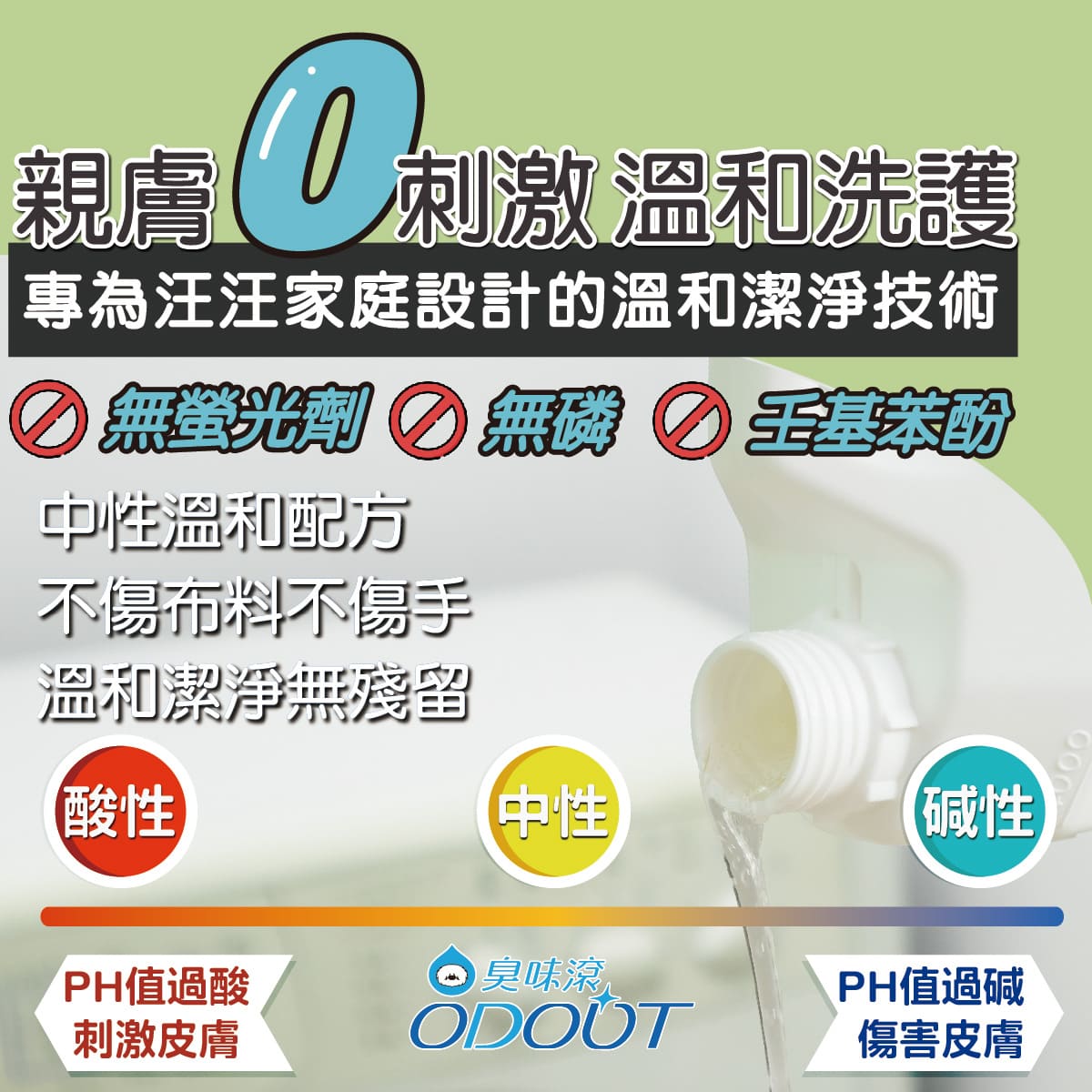 ODOUT - （狗用）布類洗潔液 (1L) (91603861)