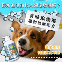 ODOUT - （犬貓適用）寵物無香味低敏除臭洗毛液 (0.5L) X 6件 (91603875X6)