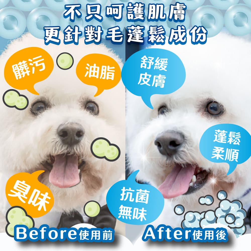 ODOUT - （犬貓適用）寵物無香味低敏除臭洗毛液 (0.5L) (91603875)