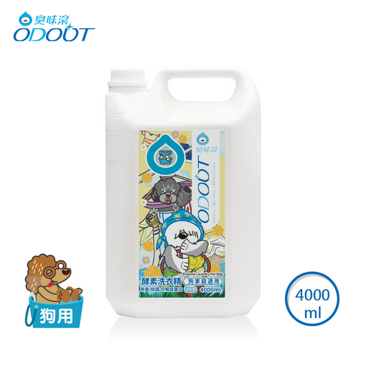 ODOUT - （狗用）酵素布類洗潔液 (4L) (91603954)